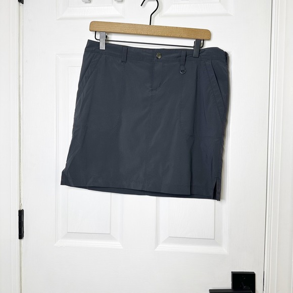REI Pants - REI Co-op Hiking Skort Womens 8 Gray Active Utility Gorcpore Hiking Outdoors